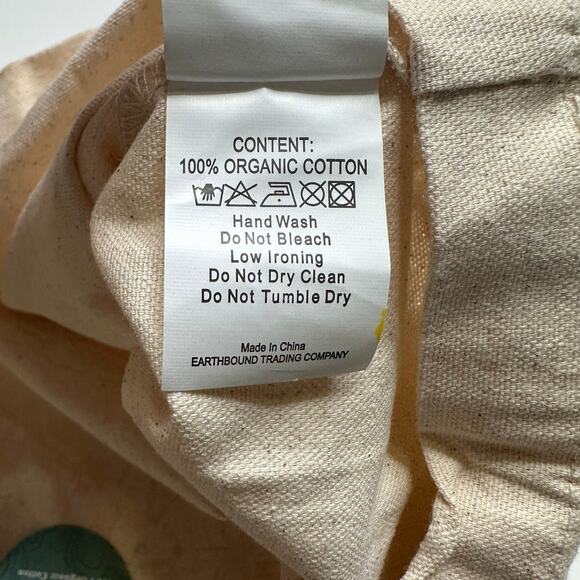 EARTHBOUND TRADING Canvas Tote Bag Cream Purple Celestial Animal Print NWT - Picture 4 of 6